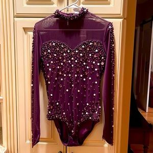 Glamour costumes beaded NWT’s body suit- Dance